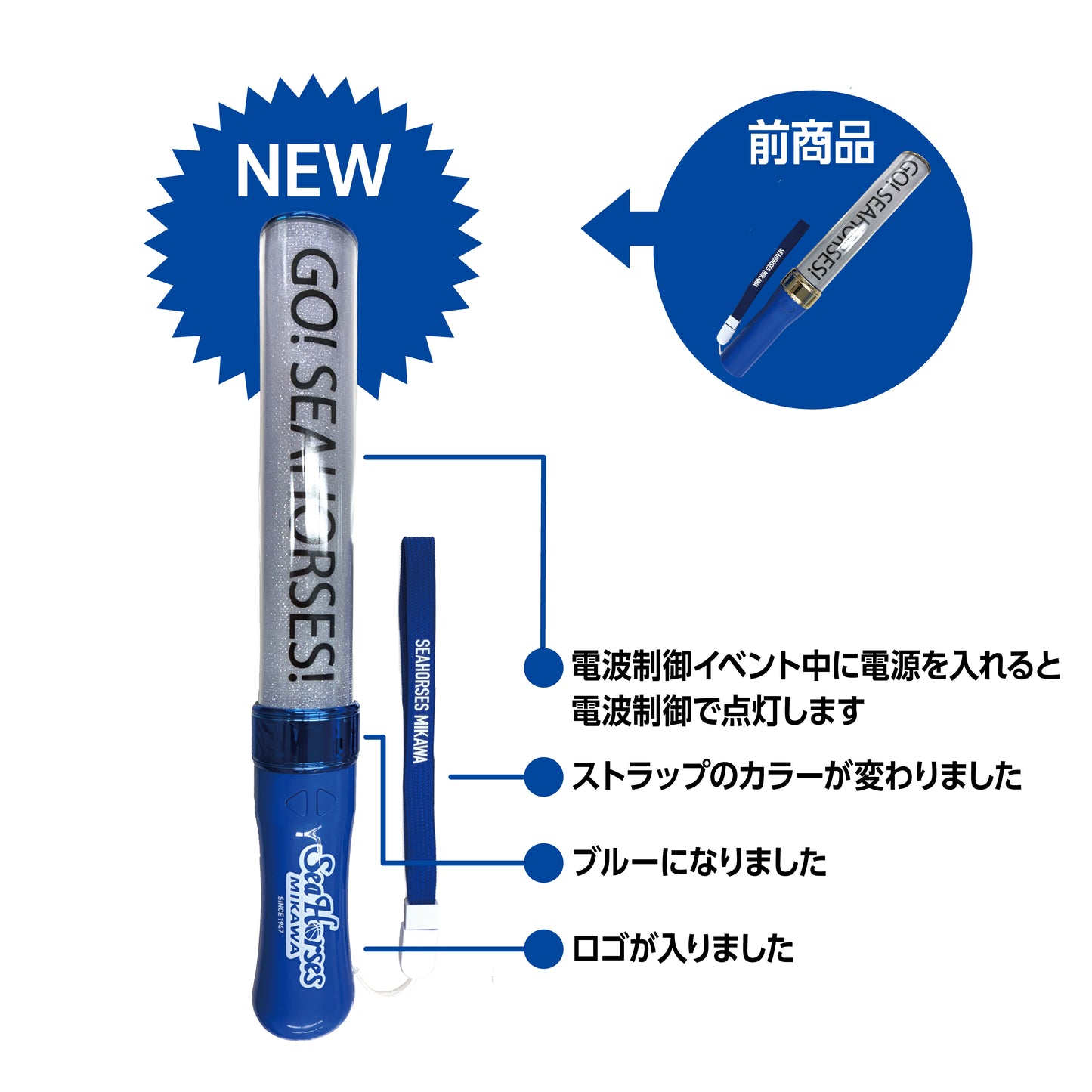 【開幕記念キャンペーン実施中‼】BLUE WAVE ペンライト