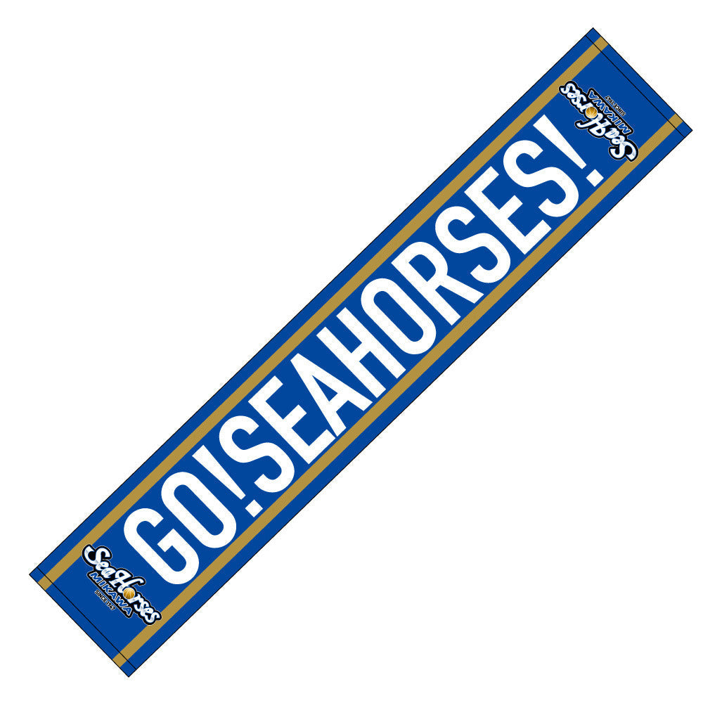 GO!SEAHORSES! ジェネリックマフラータオル_ブルー
