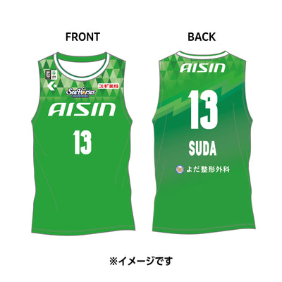 【受注生産】【11/25(火)12:00～12/8(月)23:59 期間限定受注】【2026/2/下旬以降出荷予定】#13須田選手_2025-26 ★西尾市コラボ オーセンティックユニフォーム(上)