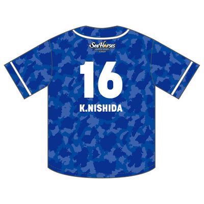 #16西田公選手 2025-26 ナンバーベースボールシャツ