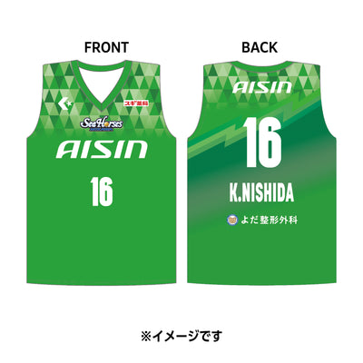【受注生産】【11/25(火)12:00～12/8(月)23:59 期間限定受注】【2026/2/下旬以降出荷予定】#16西田選手_2025-26 ★西尾市コラボ レプリカユニフォーム