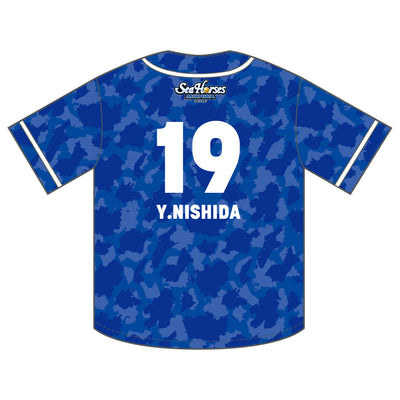 #19西田優選手 2025-26 ナンバーベースボールシャツ
