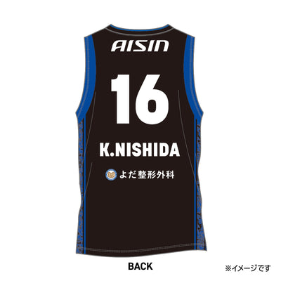 【受注生産】【第3期 2025/8/1(金)～2025/8/31(日)23:59 期間限定受注】【2025/11/上旬以降出荷予定】#16西田選手_2025-26 ★オーセンティックユニフォーム(上) HOME