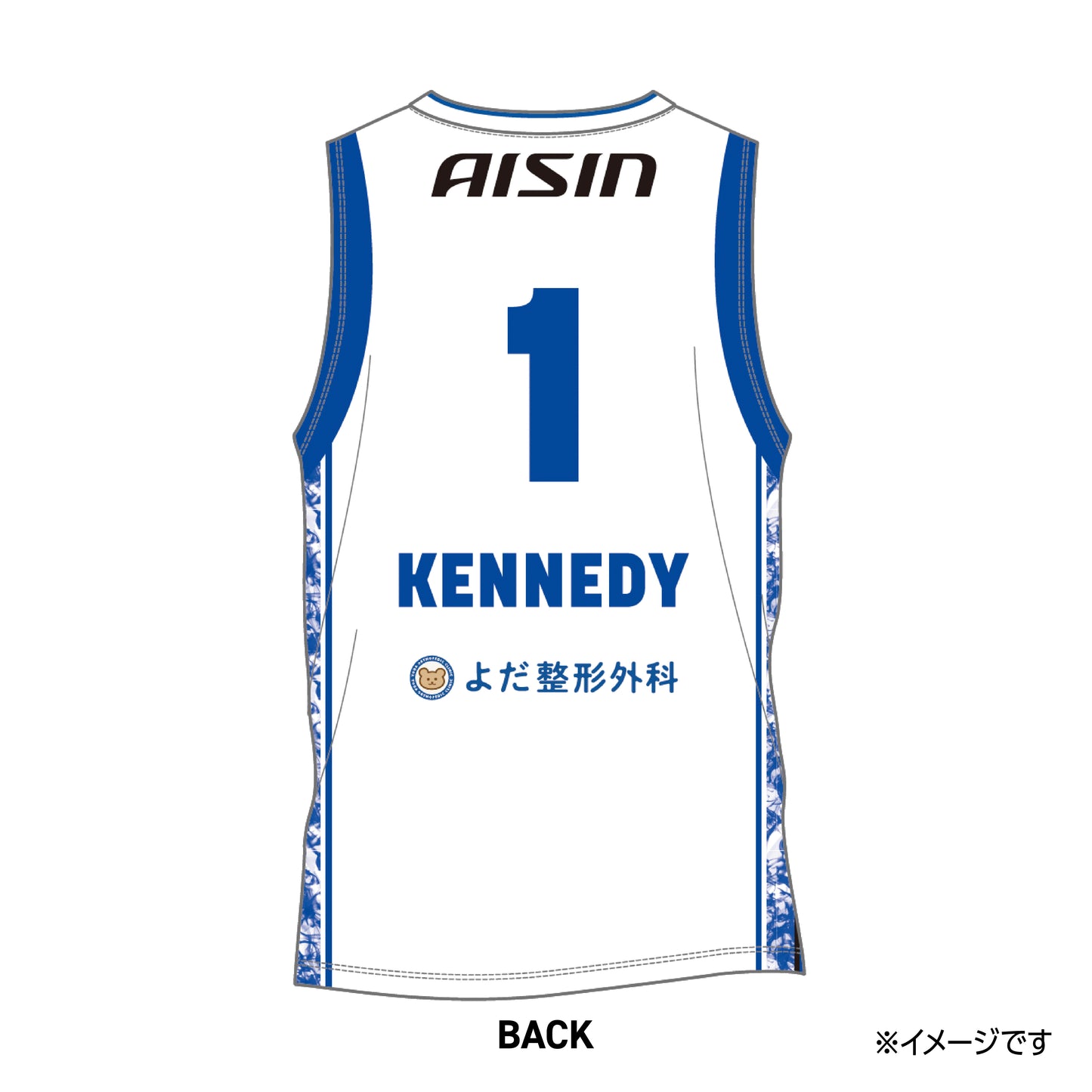 【受注生産】【第3期 2025/8/1(金)～2025/8/31(日)23:59 期間限定受注】【2025/11/上旬以降出荷予定】#1ケネディ選手_2025-26 ★オーセンティックユニフォーム(上) AWAY