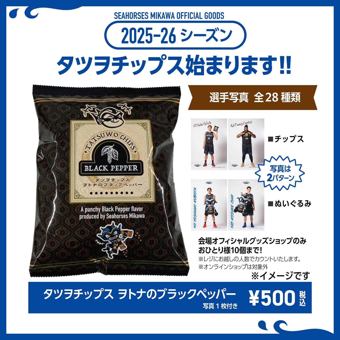 タツヲチップス ヲトナのブラックペッパー味