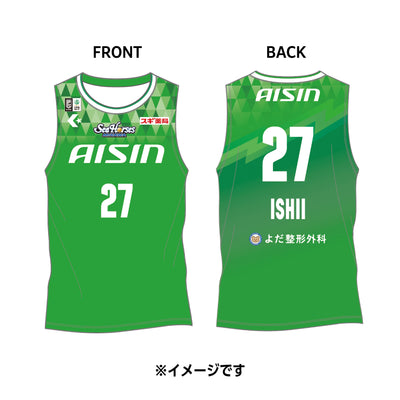 【受注生産】【11/25(火)12:00～12/8(月)23:59 期間限定受注】【2026/2/下旬以降出荷予定】#27石井選手_2025-26 ★西尾市コラボ オーセンティックユニフォーム(上)