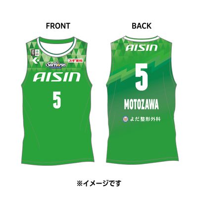 【受注生産】【11/25(火)12:00～12/8(月)23:59 期間限定受注】【2026/2/下旬以降出荷予定】#5元澤選手_2025-26 ★西尾市コラボ オーセンティックユニフォーム(上)