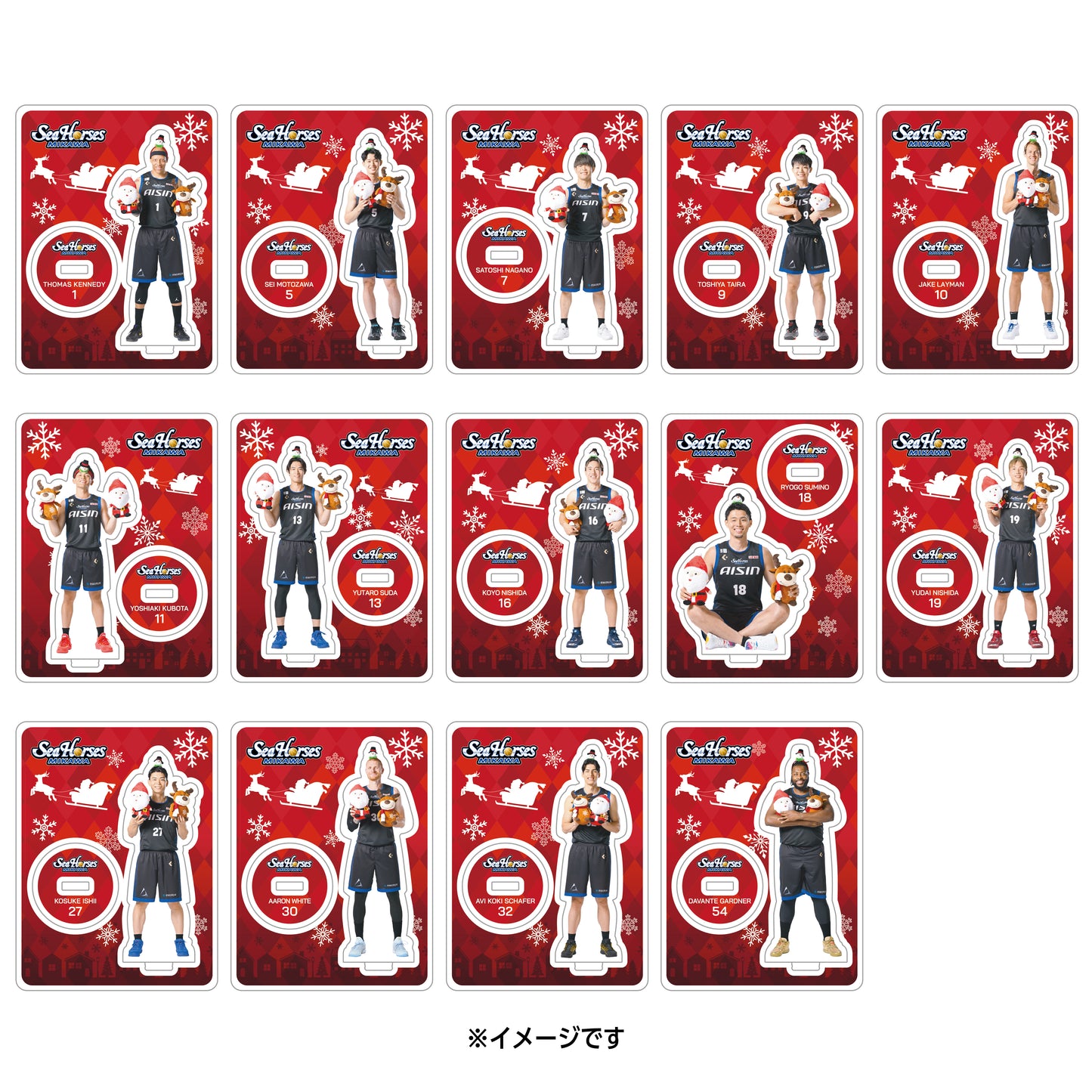 【シークレット】2025-26 アクリルスタンド(クリスマス)全14種