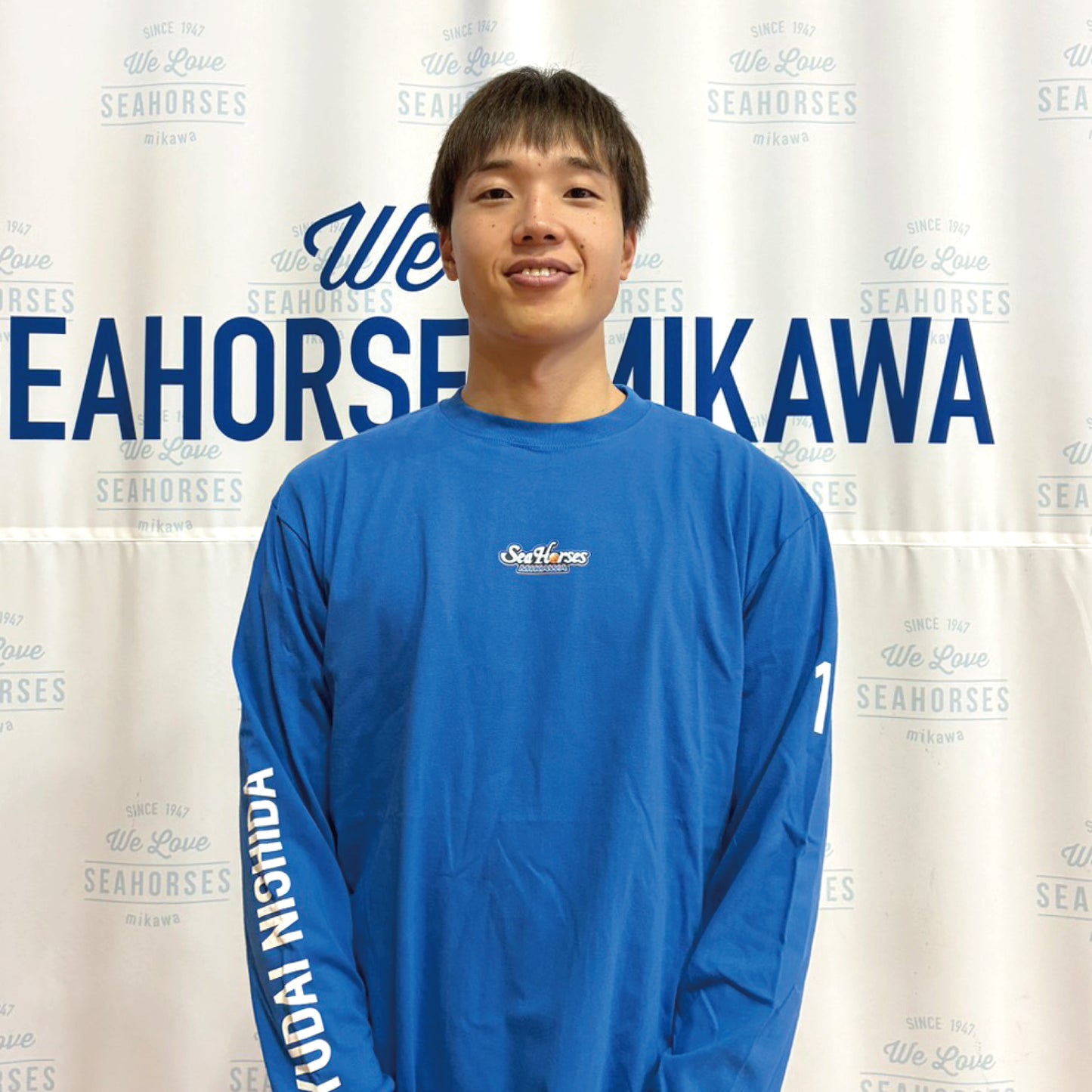 2025-26 ナンバーロングスリーブTシャツ BLU