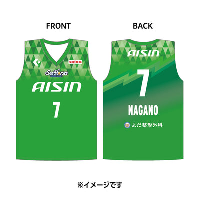【受注生産】【11/25(火)12:00～12/8(月)23:59 期間限定受注】【2026/2/下旬以降出荷予定】#7長野選手_2025-26 ★西尾市コラボ レプリカユニフォーム