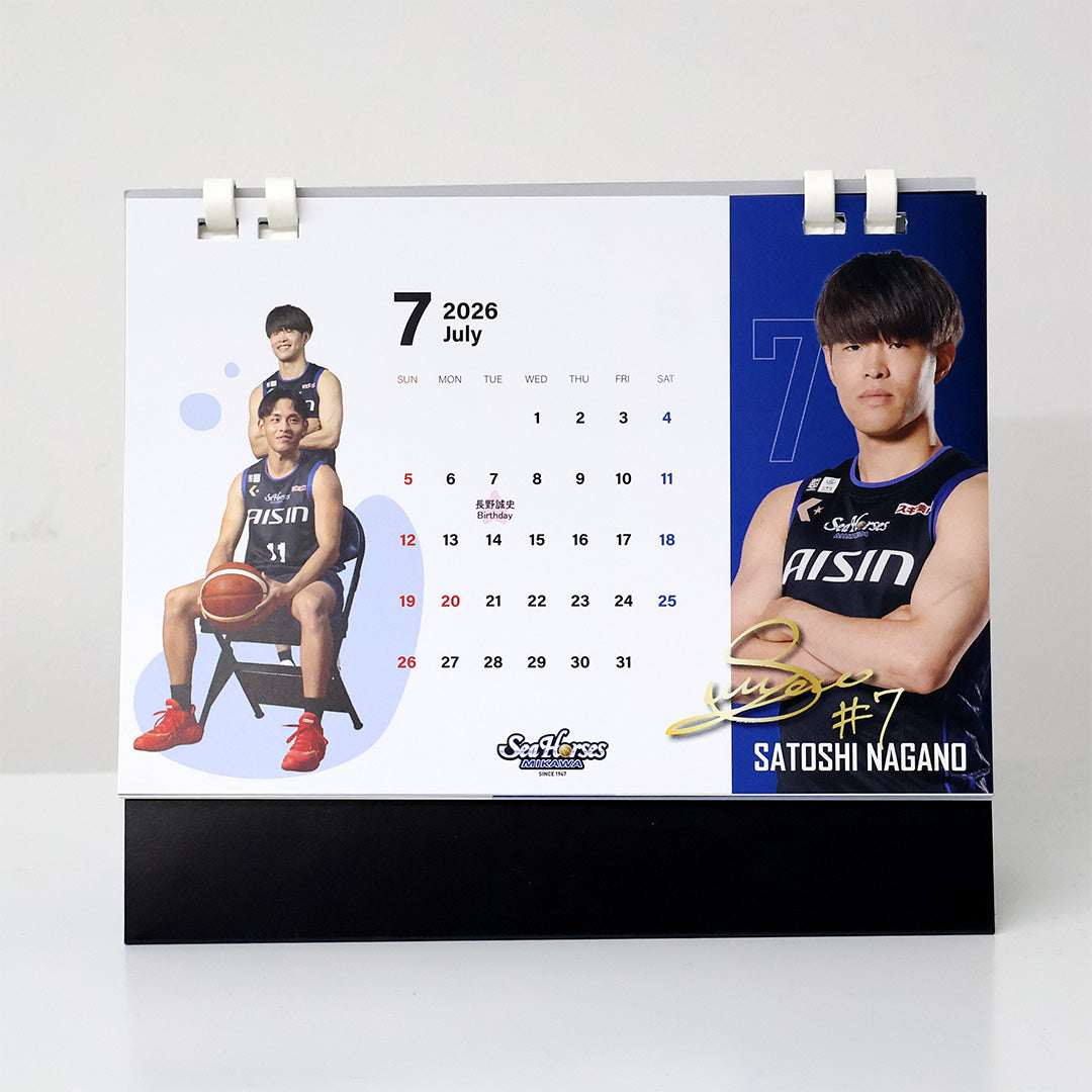 2026年度 卓上カレンダー