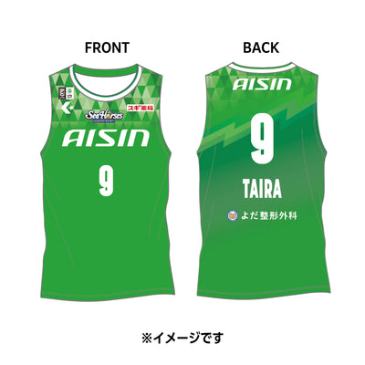 【受注生産】【11/25(火)12:00～12/8(月)23:59 期間限定受注】【2026/2/下旬以降出荷予定】#9平選手_2025-26 ★西尾市コラボ オーセンティックユニフォーム(上)