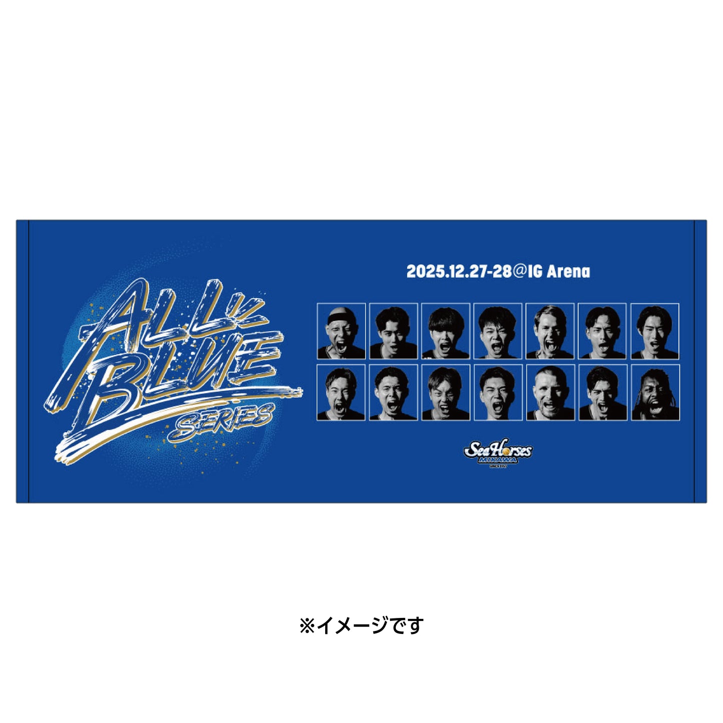 2025-26 ALL BLUE フェイスタオル