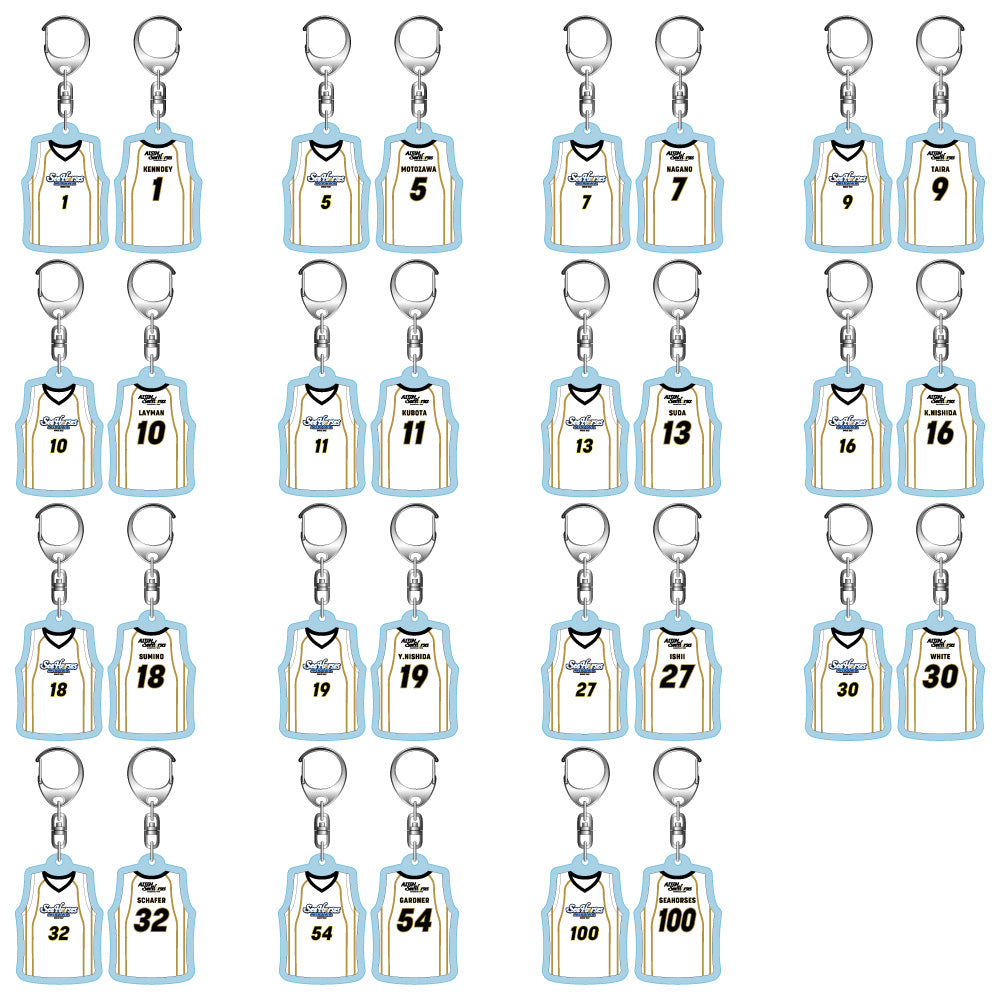 【シークレット】2025-26 復刻ユニ型キーホルダー全15種