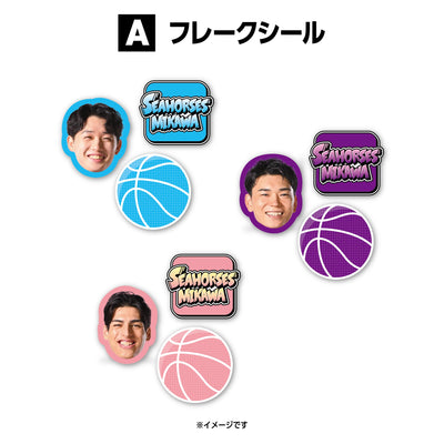 【シークレット】2025-26 選手カラーフレークシール3枚セット全28種