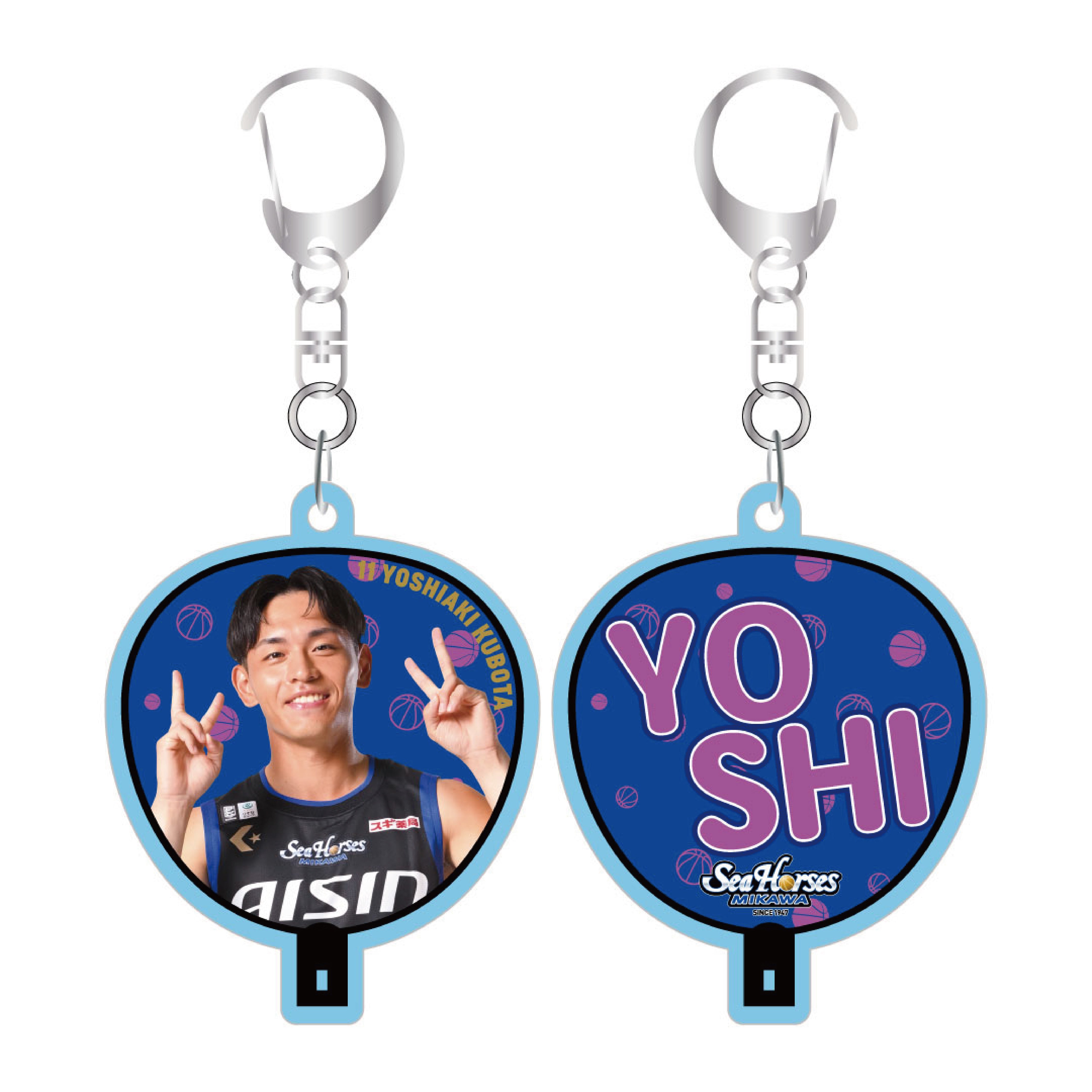 シークレット】2025-26 うちわ型アクリルキーホルダー全14種