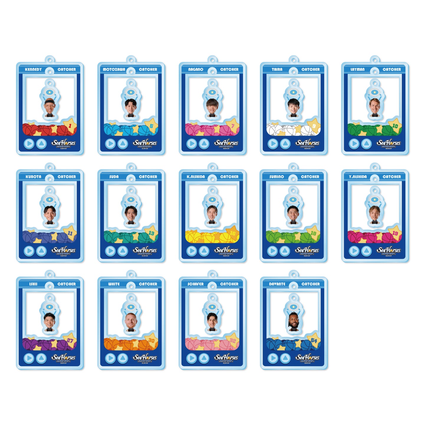 【シークレット】クレーンゲーム風アクリルキーホルダー全14種