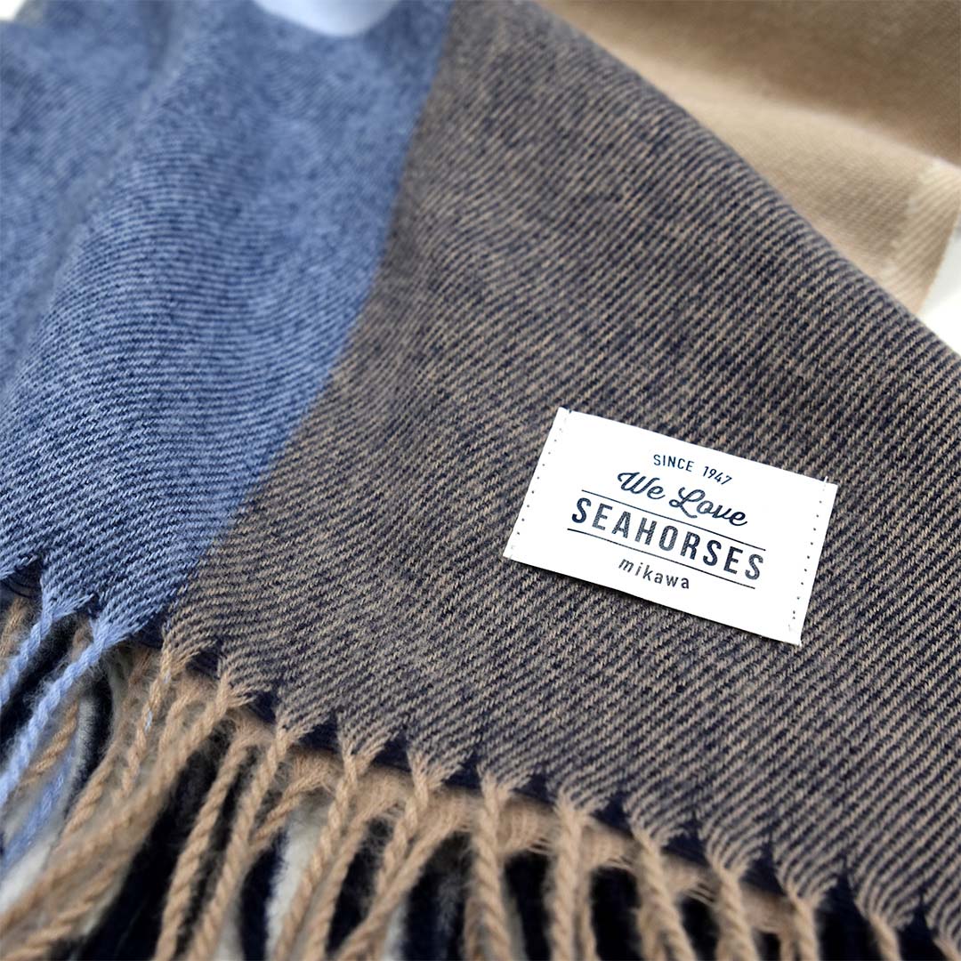 ブロックチェックストール L.BLU