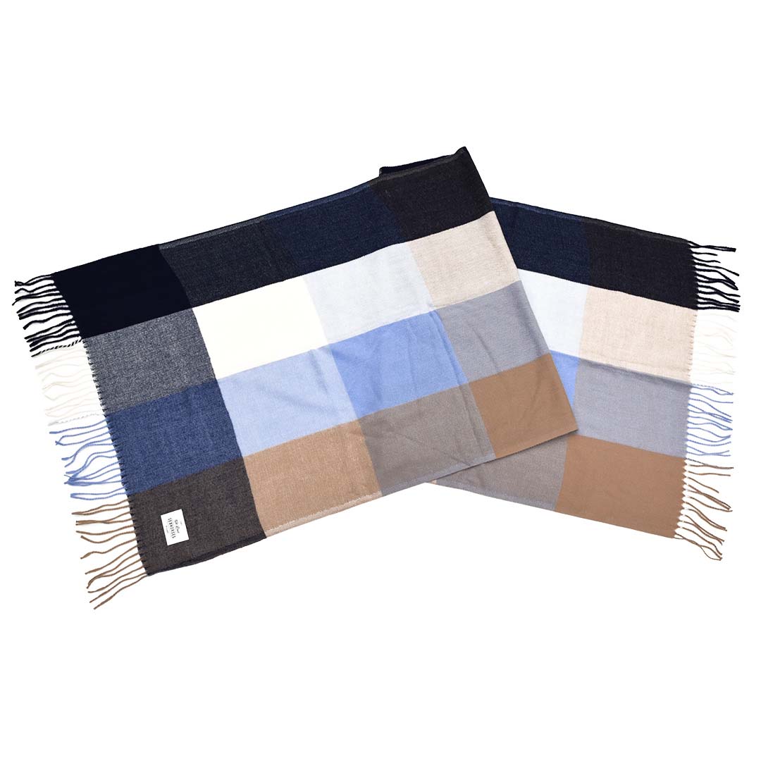 ブロックチェックストール L.BLU