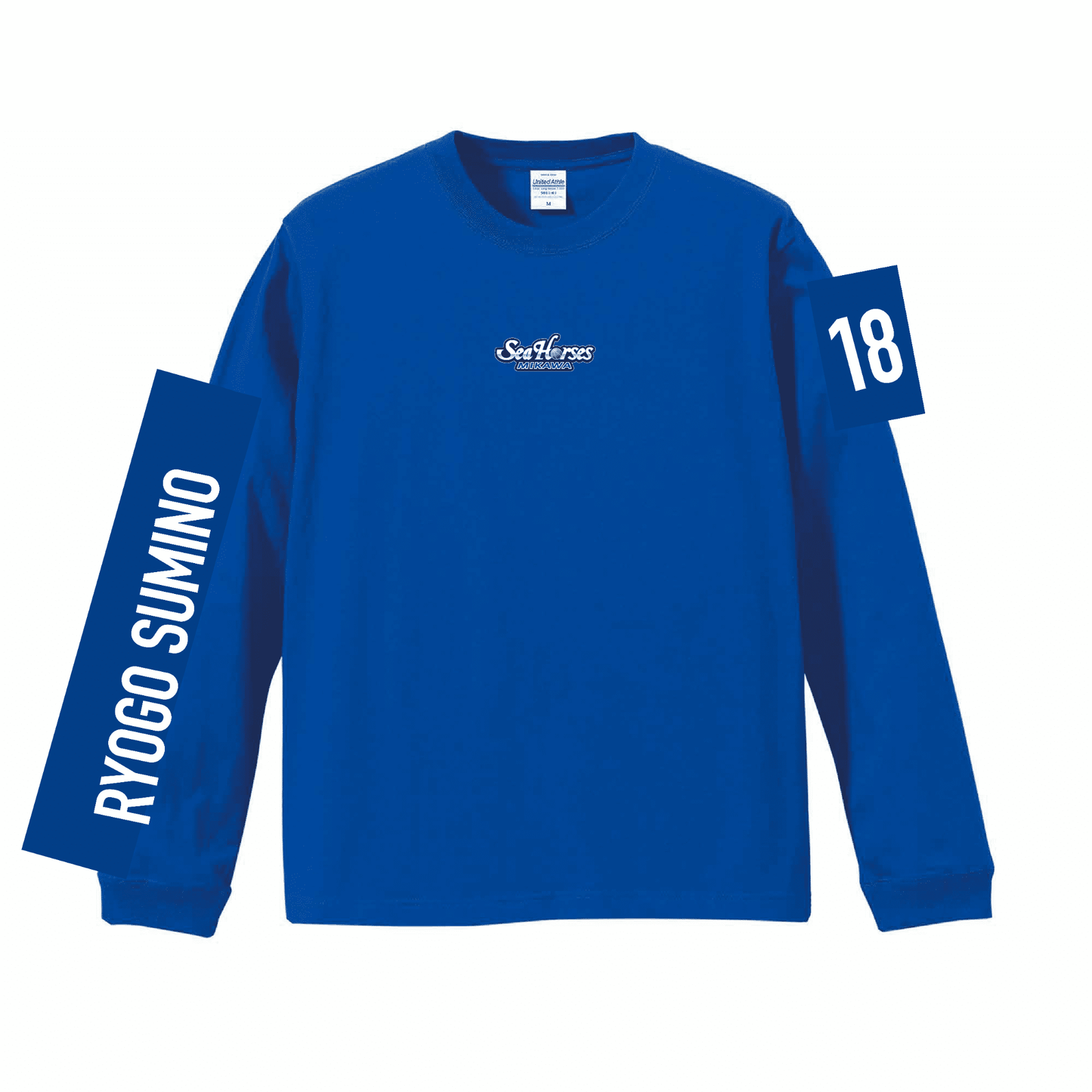 2025-26 ナンバーロングスリーブTシャツ BLU