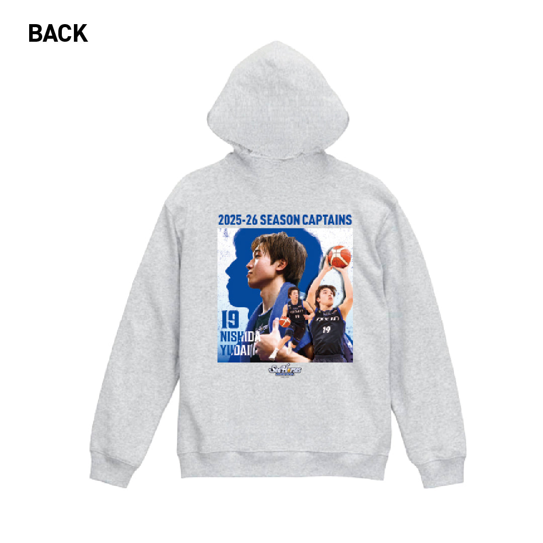 【EC受注限定】【2/25(水)～2/28(土)23:59 期間限定受注】【4月下旬以降出荷予定】2025-26 CAPTAINS プルオーバーパーカー_#19西田ver