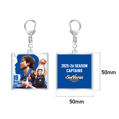 【EC受注限定】【2/25(水)～2/28(土)23:59 期間限定受注】【4月下旬以降出荷予定】2025-26 CAPTAINS アクリルキーホルダー_#19西田ver
