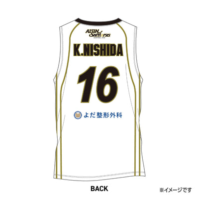 【受注生産】【第1回 2025/8/7(木)～8/31(日)23:59 期間限定受注】【2025/11/上旬以降出荷予定】#16西田選手_2025-26 ★復刻オーセンティックユニフォーム(上)