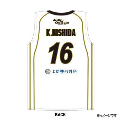【受注生産】【第1回 8/7(木)～2025/8/31(日)23:59 期間限定受注】【2025/11/上旬以降出荷予定】#16西田選手_2025-26 ★復刻レプリカユニフォーム