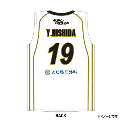 【受注生産】【第1回 8/7(木)～2025/8/31(日)23:59 期間限定受注】【2025/11/上旬以降出荷予定】#19西田選手_2025-26 ★復刻レプリカユニフォーム
