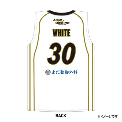 【受注生産】【第1回 8/7(木)～2025/8/31(日)23:59 期間限定受注】【2025/11/上旬以降出荷予定】#30ホワイト選手_2025-26 ★復刻レプリカユニフォーム
